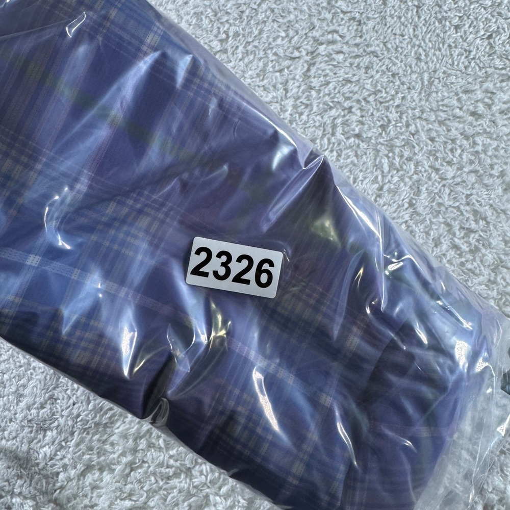 Nike Dri-Fit Golf Tour Performance Dri Fit Purple Blue Plaid Shorts Mens 36x10" - Picture 8 of 8